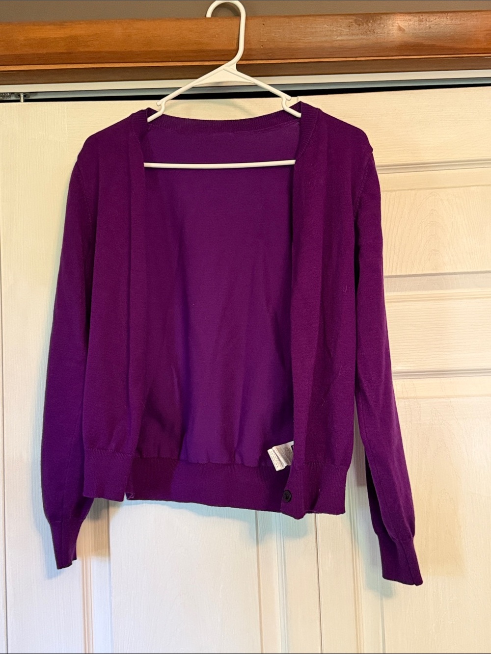 SHEIN Purple Open-Front Women's Cardigan